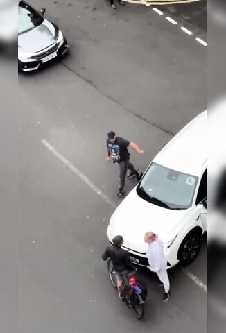 Road Blocking Cyclist - If You Hate Cyclists You'll Love This