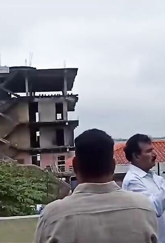 Building Demolition Kills Spectator By Flying Rock