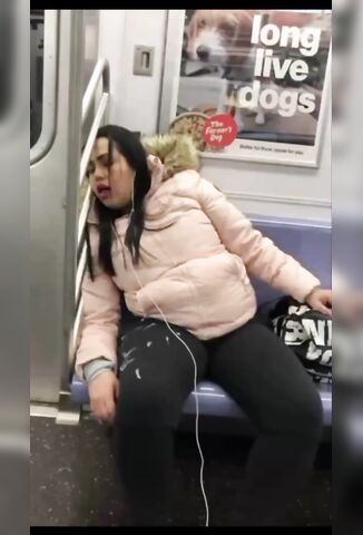 Sexual Assault On The Subway On Sleeping Girl