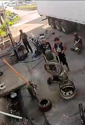 Shootout At The Truck Repair Shop