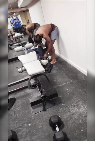 Man Gets Caught With His Dick Out Making Only Fans Content At The Gym