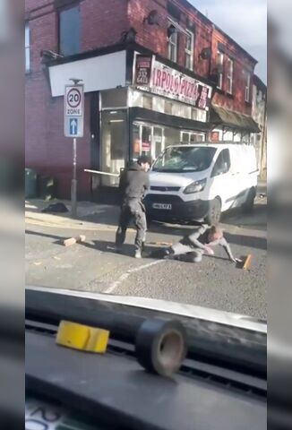 Men Battered In Liverpool UK With Metal Poles One Looks Half Dead Near The End