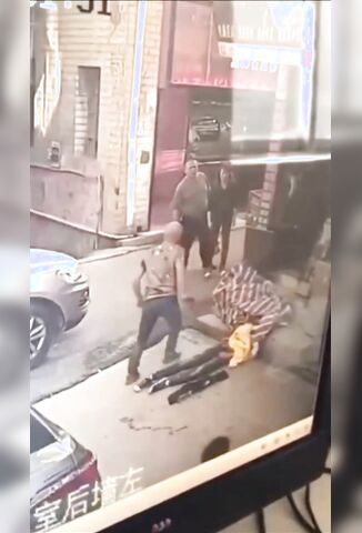 Chinaman Chops Up Woman And Teen In The Street With A Cleaver