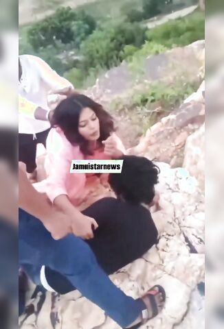 Indian Couple Caught Having Sex On Top Of Hillside Beaten With Bricks