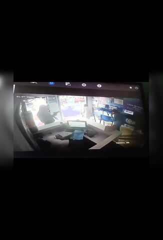 Cold Hearted Hitman Executes Girl Behind The Counter With No Hesitation