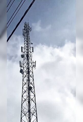 Man Climbs A Long Way Up For A Quick Journey Down From Indian Cell Tower