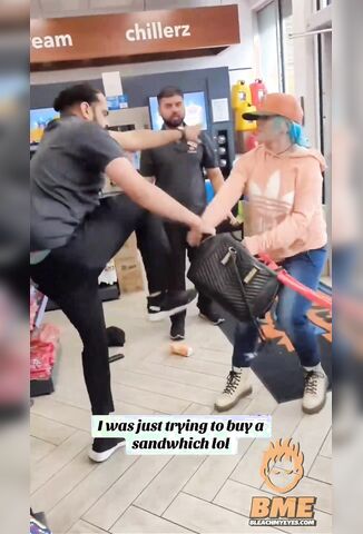 Miguel Release The Hounds - Batshit Crazy Lady Attacks Store Workers