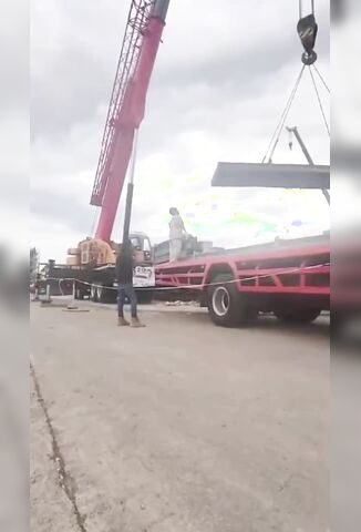 Chinese Worker Gets Flattened By A Sheet Of Steel