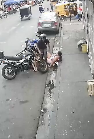 Girl Riding Pillion Executed By Gunman Hunting Down His Target.