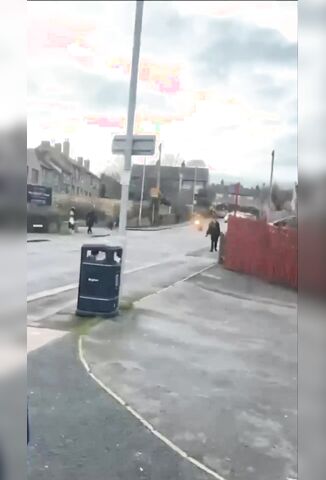 Bike Thief In Huddersfield UK Meets The Perfect Ending