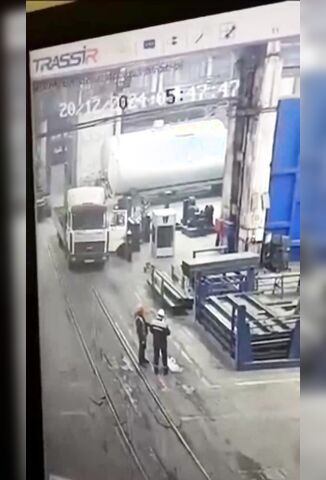 Truck Decides To Exact Some Revenge For Being Worked Too Hard