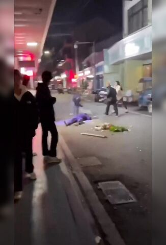 Unlucky Victim Repeatedly Hammered By Anything This Angry Dude Can Pick Up