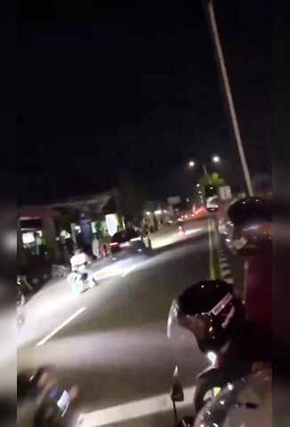 Motorbike Street Racing Carnage In Indonesia