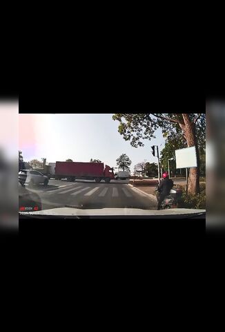 Driver With A Death Wish Disintegrates At The Crossroads