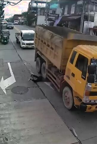 Suicidal Man Waits For The Right Weighted Vehicle To Come Along