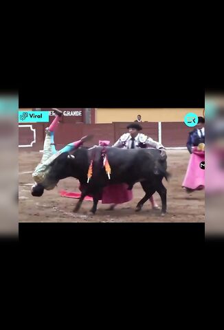 Asshole Bullfighter Gets His Asshole Ripped Wide Open