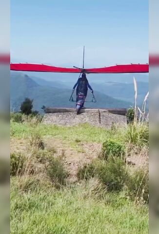 Hang Glider Collapses Mid Air Send Rider Plummeting To His Death