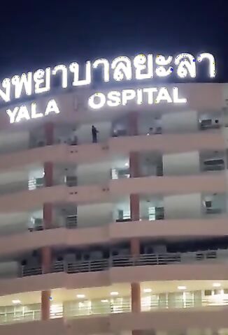 Psychiatric Patient Jumping From A Hospital Building
