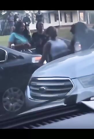 Bitch Lays Hands Gets Slept By Guy She Hit