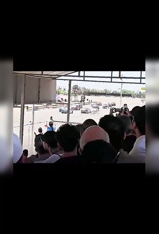 Race Marshall Launched When Car Veers Through Guard Rail
