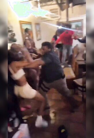 Security Guard Throws Hands With Every Woman In The Room
