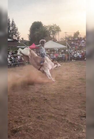 Bull Sends Rider Spinning Like A Ragdoll