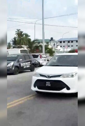 Biker Goes For Overtake Straight Into Parked Car