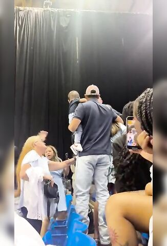 Man Starts Fight At Graduation With A Baby