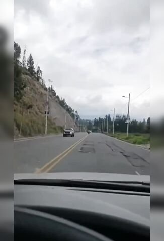 Biker Meets A Car On The Curve Brutal Impact