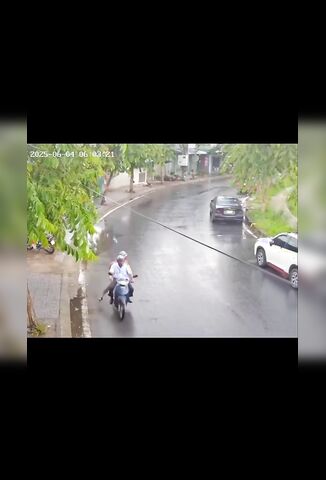 No Shits Were Given By The Other Scooter Rider