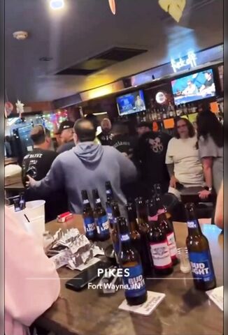 Black Guy Tries To Leave Biker Bar Without Paying The Tab
