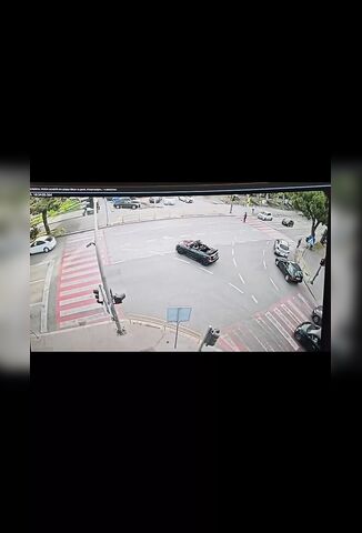 Tesla Squashes Woman Trying To Escape