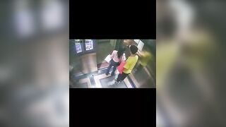 Pervert Masturbates When A Girl Gets In The Elevator Leaves Sticky Substance Behind