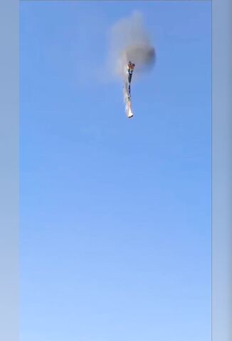 Hot Air Balloon Burns And Crashes to The Ground In Brazil