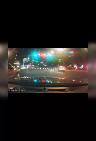 Car Driver Speeds Up To Meet Scooter Rider