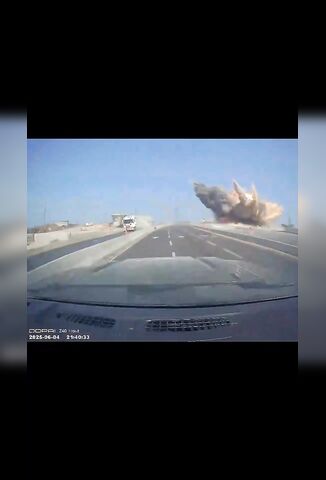Iranian Missile Randomly Land In Israel