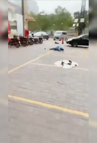 Shop Sign Ends Unlucky Mans Life 2 Angles