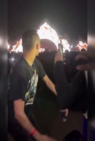 Throwing A Cup Of Warm Piss Into The Crowd