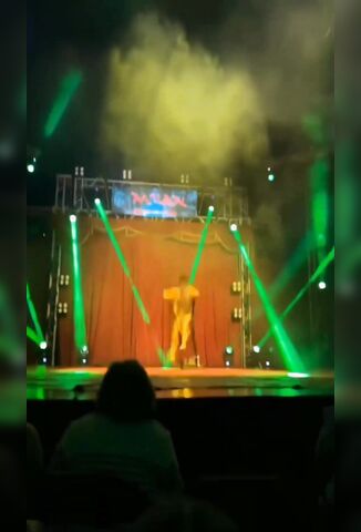 Circus Performer Performs Paralysis