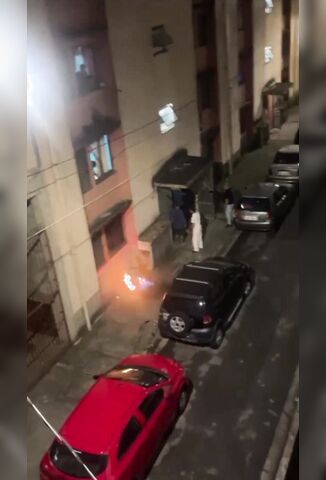 Crazed Boyfriend Sets His Ex On Fire In The Street