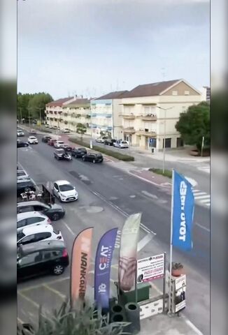 Road Rage Between A Biker And A Cager - Attempted Murder