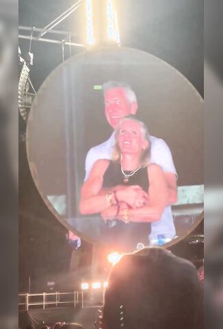 Caught Having An Affair At A Cold Play Concert On Jumbotron