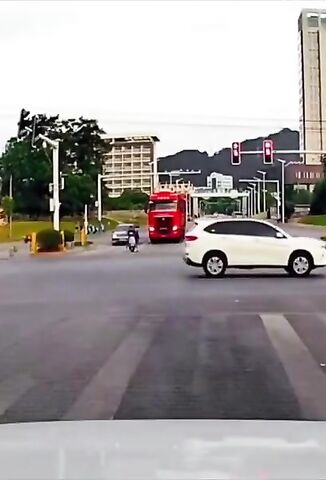 Another Day In Downtown China Crossing The Street