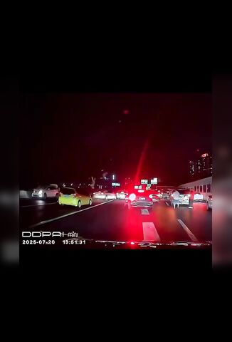 Never A Good Idea To Stand On The Road After An Accident