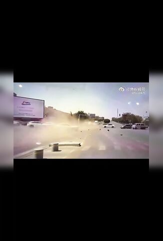 Damn Brutal Impact Sends Biker To Another Realm