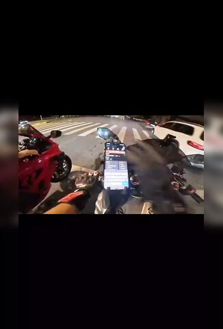 Biker Meets Cyclist