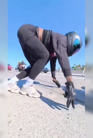 Female Influencer Bikers On A Ride Out