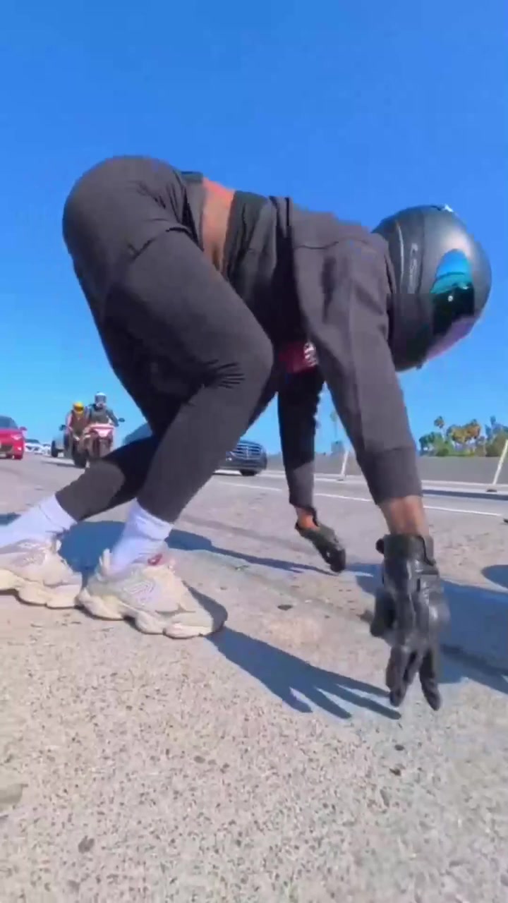 Female Influencer Bikers On A Ride Out