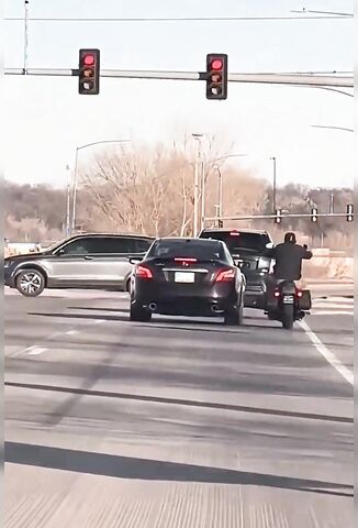 Road Raging Harley Rider Makes My Day