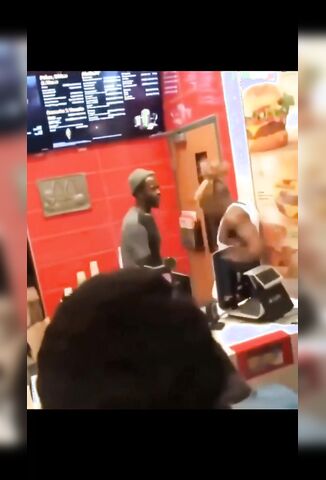 Customer Slapped Senseless In The Fast Food Joint